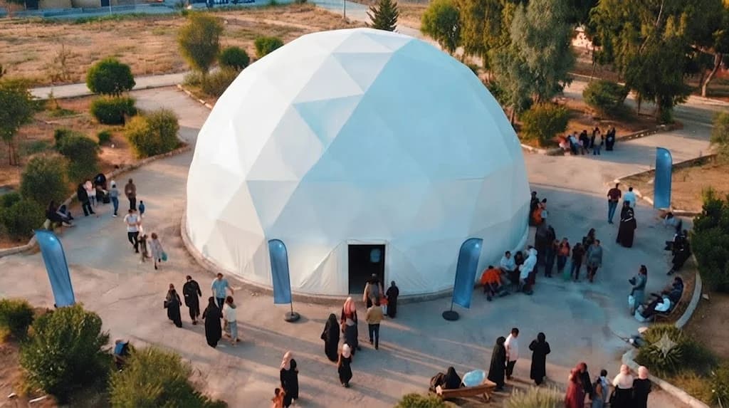Dome of Knowledge: Damascus’s Unique Mobile 360 Interactive Cinema Experience