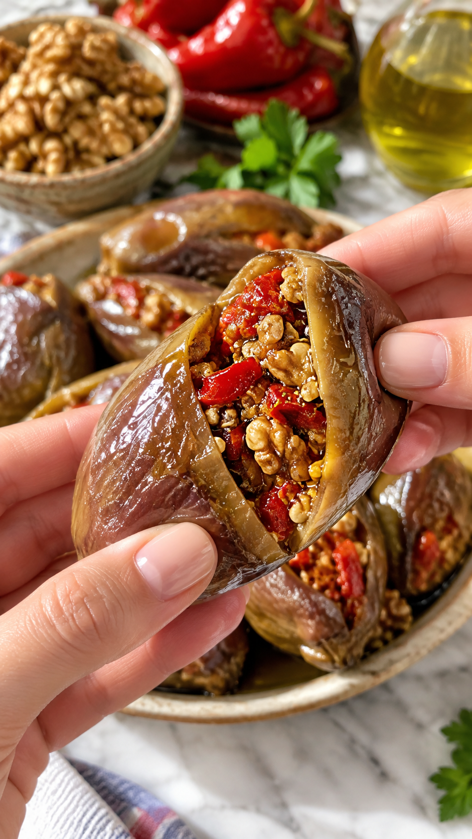 Syrian Makdous: The Taste of Autumn, Childhood and Home
